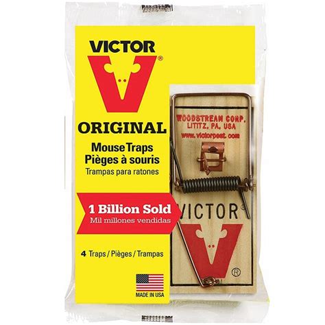 Traditional Wood Mouse Trap Victor Pack Of 2 — Ellington Agway