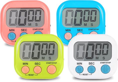 4 Piece Multi Function Electronic Timer Learning Management Suitable