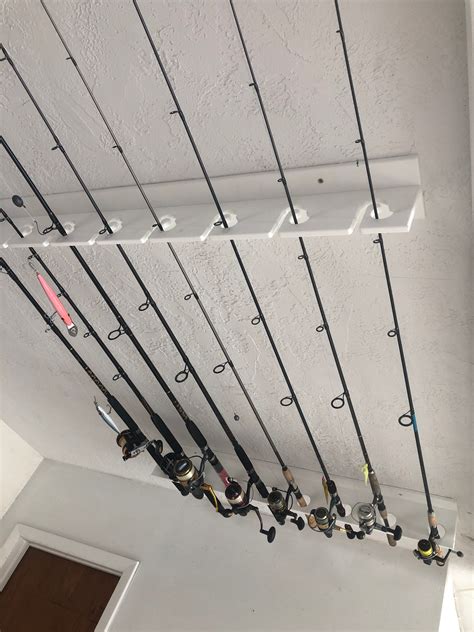 Ceiling Mounted Fishing Rod Holder Plans Shelly Lighting