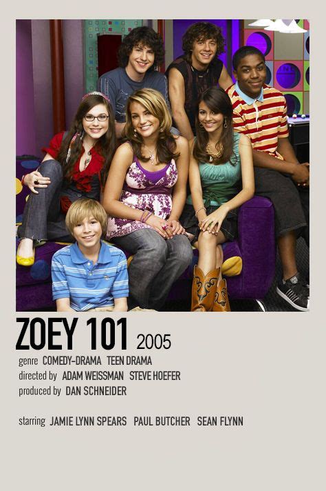Zoey 101 By Jessi Movie Poster Wall Movie Posters Minimalist Film