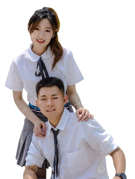 زوجين من طلاب الكلية جمال فتاة حرف Png صورة للتحميل مجانا