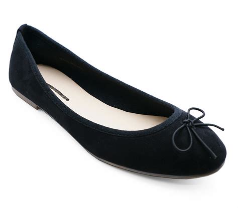 Damenschuhe Womens Flat Black Slip On Work Shoes Comfy Ballet Ballarina