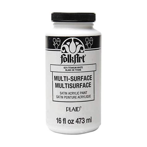 Folkart Multi Surface Satin Acrylic Paint In Assorted Colors 16 Oz