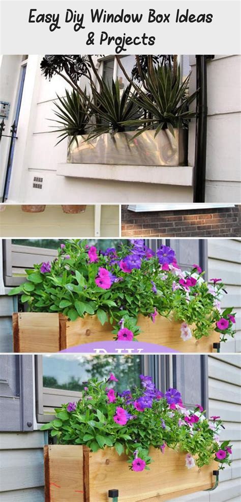 All you need are the right plants to create a beautiful display. Easy Diy Window Box Ideas & Projects - Decor Dıy in 2020 ...