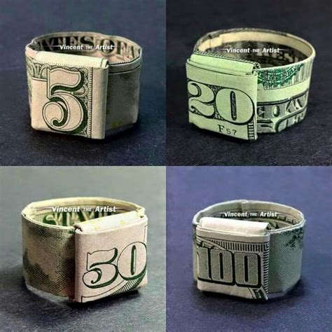 Do You Remember Making Money Rings Back In The Day Money Origami