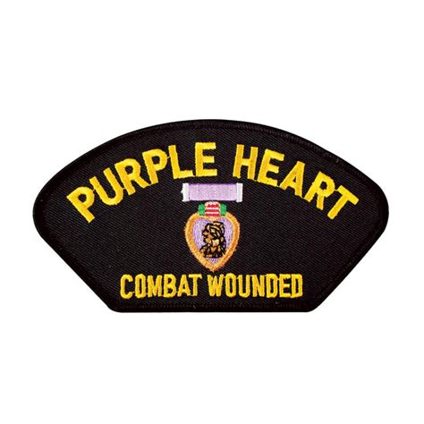 Purple Heart Combat Wounded Cover Patch Sgt Grit