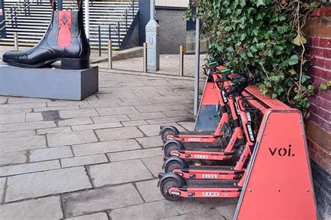 Voi Launches Parking Racks In Northampton But E Scooters Can Still Be