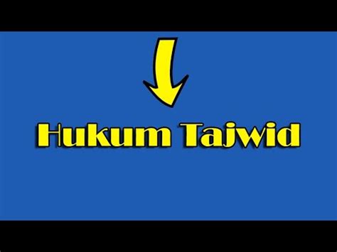Dan yang kedua ini adalah ringkasan tajwid yang dikarang oleh ustadz anwar dengan judul, belajar tajwid dari al quran al karim, isinya adalah materi dasar. Belajar Tajwid#1 || Hukum Tajwid - YouTube