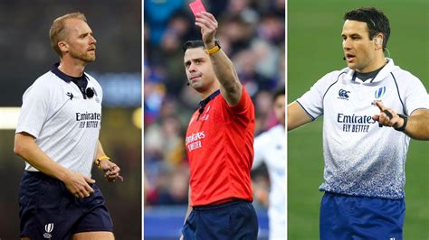 Rugby World Cup The Seven Referees In Contention To Officiate The