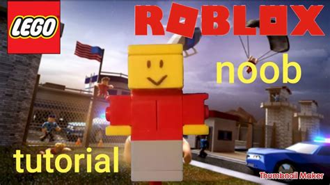 Lego Roblox Minifig Noob Tutorial Youtube