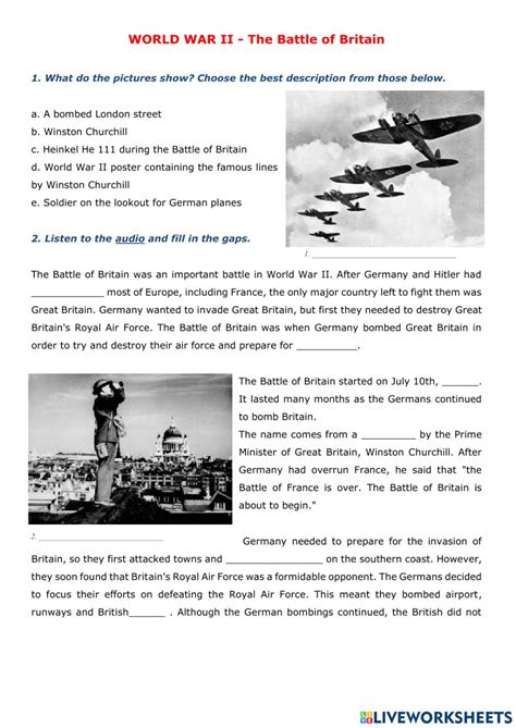 Https://tommynaija.com/worksheet/battles Of World War 2 Worksheet