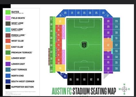 Austin Fc Seating Chart Nippert Stadium Section 108 Seat