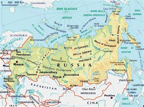 Cartina Russia