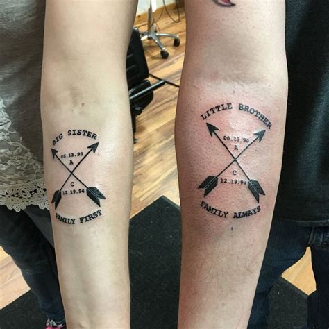 175 Best Brother Tattoos 2020 Matching Symbols Memorial Quotes And Designs For Sisters
