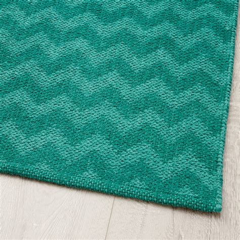 Reserviert für heike verkaufen einen teppich „gabbeh von ikea in blau maße: BREDEVAD Teppich flach gewebt - Zickzackmuster grün - IKEA ...