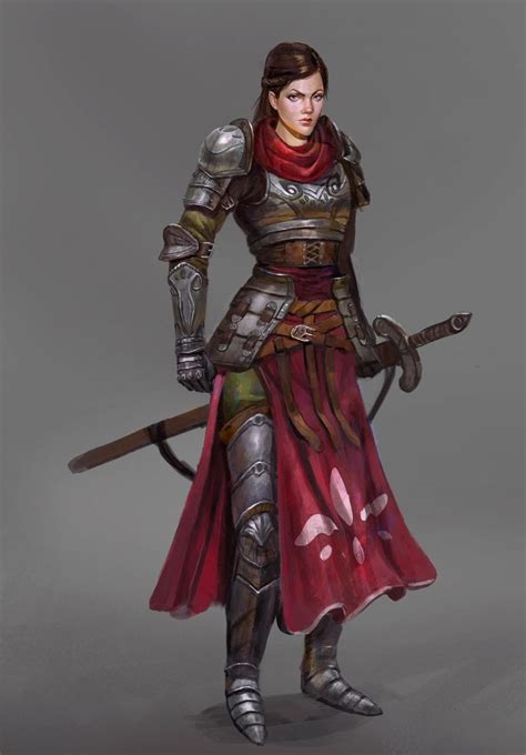 Artstation Female Knight Timothy Kong Female Armor Female