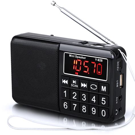 Tsv Fm Battery Operated Portable Pocket Radio Best Reception And