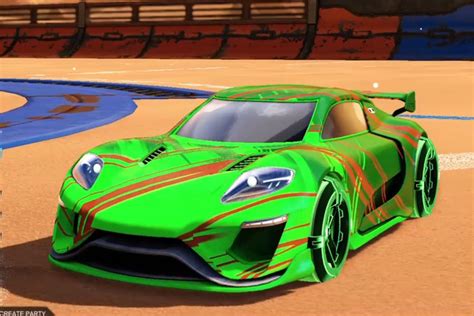 Rocket League Lime Jager 619 Design With Lime Slipstream And Lime