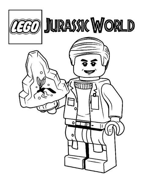 Omalovánky Lego Jurassic World Dinosauři Mojeomalovankycz