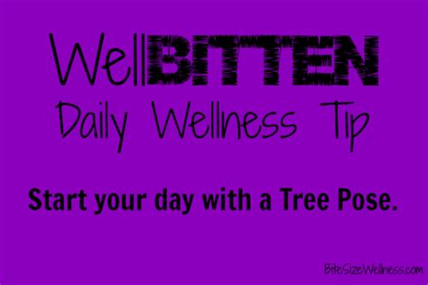 Wellbitten Daily Wellness Tip 5 Dash Of Wellness