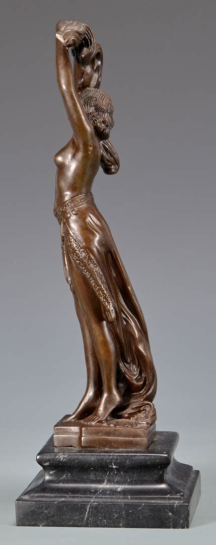 Lot Bronze Nude Sculpture Case Auctions