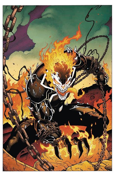 the venom site edge of venomverse 3 variant by ron lim ghost rider marvel symbiotes marvel