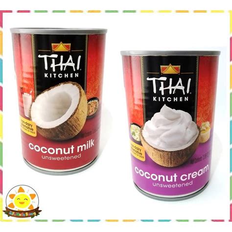 Thai Kitchen Coconut Milk Coconut Cream Unsweetened 403ml Shopee