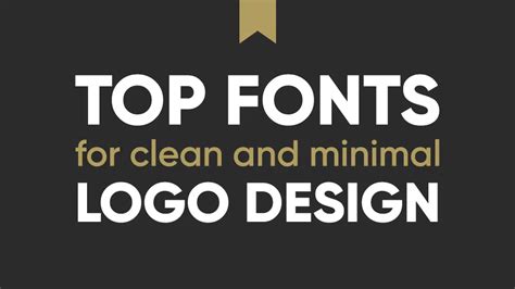 40 Best Clean Modern Fonts For Logo Design And Branding