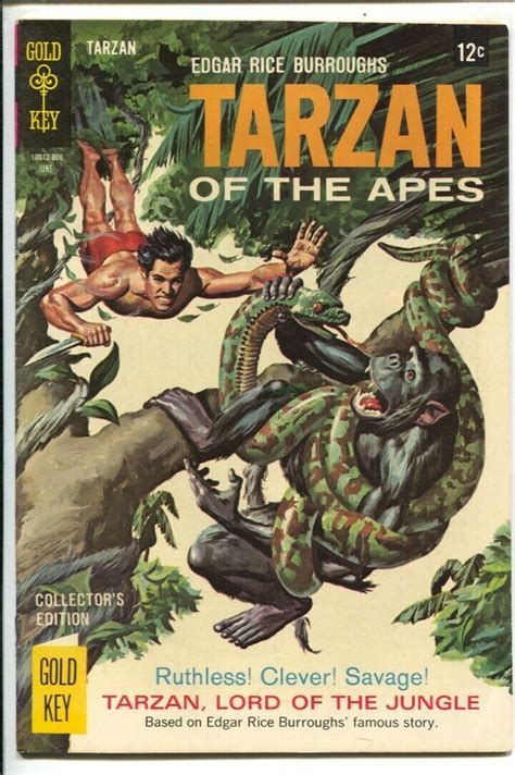 tarzan 176 1968 gold key edgar rice burroughs tarzan lord of the jungle russ comic books