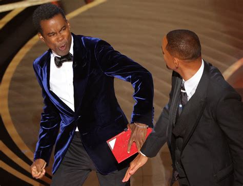 will smith smacks chris rock on stage then wins an oscar reuters