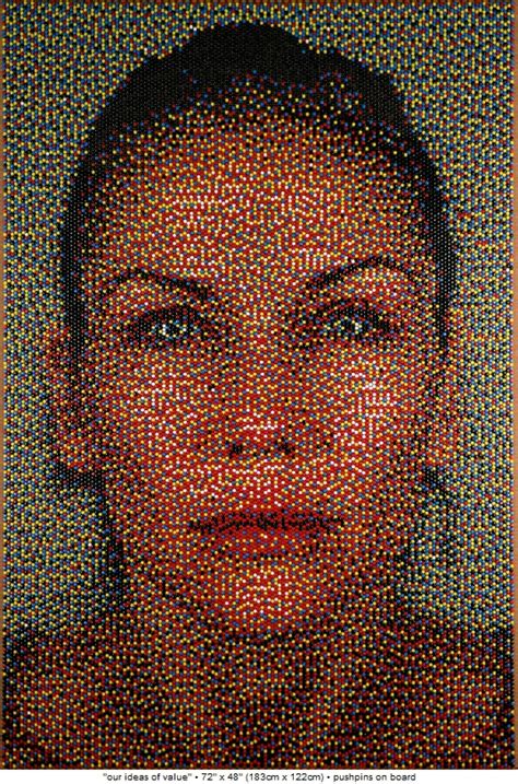 Push Pin Art Amazingly Realistic Portraits Bit Rebels