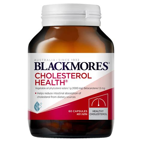 Buy Blackmores Cholesterol Health 60 Capsules | Heart Health, Vitamins ...