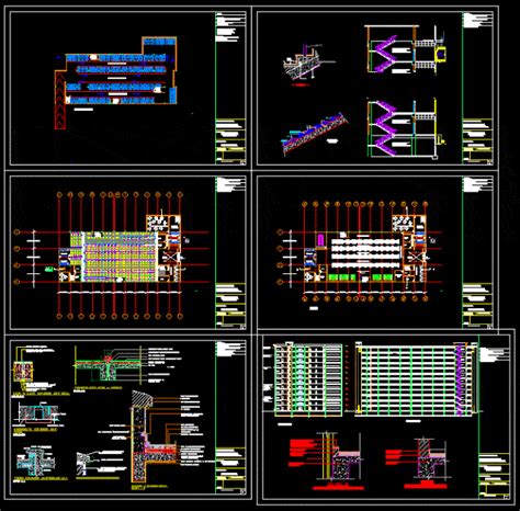 Office Plans And Construction Details Dwg Plan For Autocad