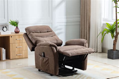 Power Lift Chair Recliner With Heat And Massage In Brown Life Smart Products