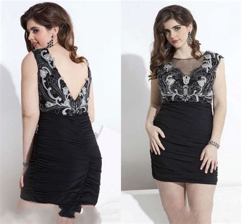 2015 sexy plus size special occasion dresses cocktail dress backless exquisite pattern sheath
