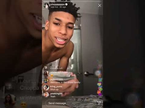 Nle Choppa Exposes Himself On Ig Live Youtube