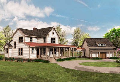 Plan Vv Quintessential American Farmhouse With Detached Garage
