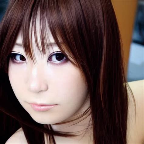 Close Up Photo Of Japanese Av Idol Face Glamour Stable Diffusion