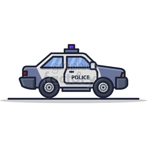 Police Car Clipart Icon 417965 At Graphics Factory
