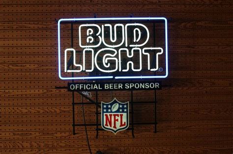 Bud Light Official Nfl Beer Sponsor Neon Sign West Bloomington Neon