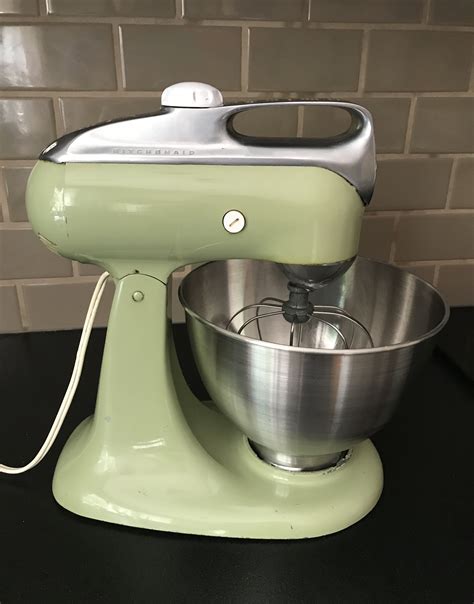 Kitchen Aid Mixer By Hobart Mfg Model 4 C In Great Avocado Color