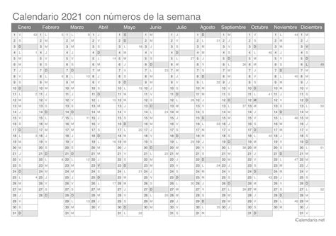 Calendario 2021 Para Imprimir Pdf Y Excel