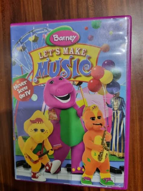 Barney Let S Make Music Dvd Region Ntsc Eur Picclick Fr