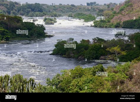 Uganda Karuma White Nile Falls Stock Photo Alamy