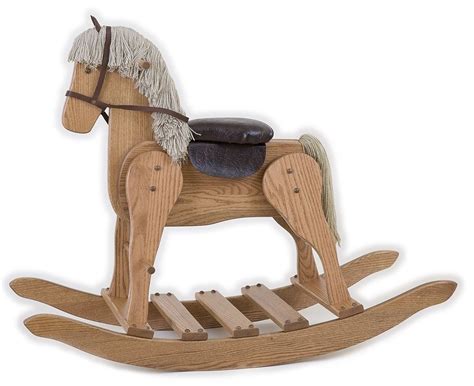 Large Wooden Rocking Horse Usa Handmade Toddler Toy Amish Furniture