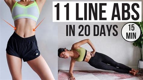 Abs In 20 Days Get 11 Line Abs Like Kpop Idol 15 Min Home Workout
