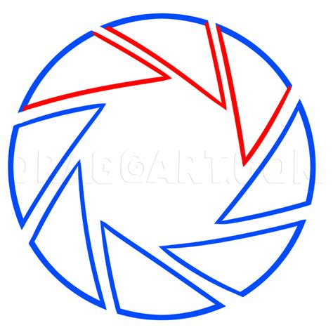 How To Draw The Aperture Science Logo Spidermanartdrawinglogo