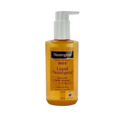 Liquid Neutrogena Pure Mild Facial Cleanser Fragrance Free 150ml