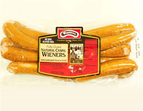 Wimmer S Natural Casing Coarse Grind Wieners