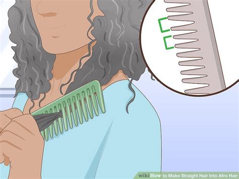 I got a perm a few months ago (over 5 months) and it's grown out quite a lot now and it's not really that curly anymore. 3 Ways to Make Straight Hair Into Afro Hair - wikiHow